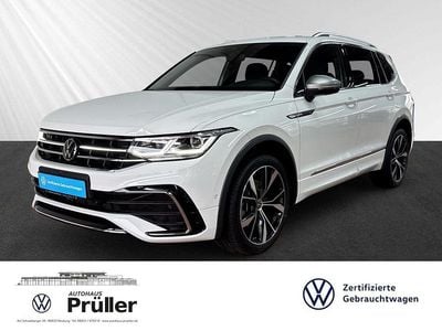 Gebraucht VW Tiguan Allspace R-line 245 PS (180 kW) 2022 Pure white (weiss) SUV