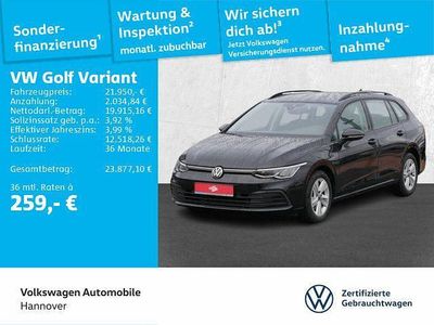 Gebraucht VW Golf VIII Life 150 PS (110 kW) 2023 Deep black (metallic) Kombi