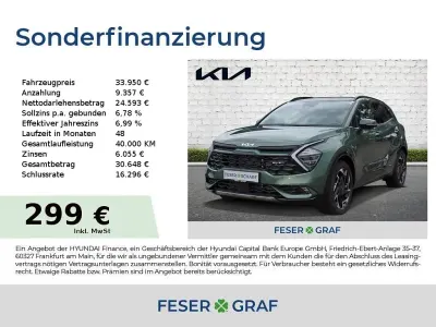 Nowe Kia Sportage GT-Line 160 KM (117 kW) 2025 Zielony SUV