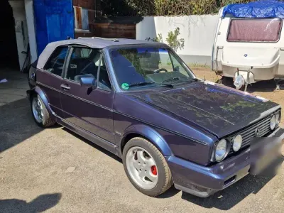 Gebraucht VW Golf Cabriolet Karmann 98 PS (72 kW) 1989 Blau Cabrio