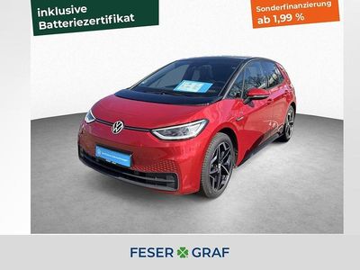 Gebraucht VW ID.3 Pure 110 kW (150 PS) 2022 Kings red metallic schwarz Kleinwagen