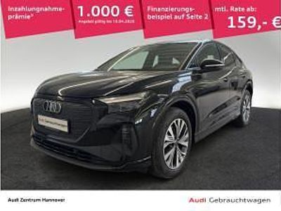 Gebraucht Audi Q4 Sportback e-tron 125 kW (170 PS) 2022 Schwarz (mythosschwarz metallic) SUV