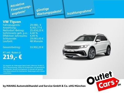 Weiß Gebraucht 2022 VW Tiguan R-line SUV | 29.980 € (Fairer Preis)