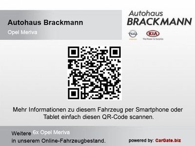 Gebraucht Opel Meriva Edition 101 PS (74 kW) 2011 Grau Van / Kleinbus