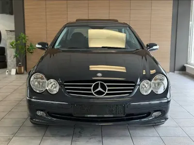 Brugt Mercedes CLK200 Avantgarde 163 HK (119 kW) 2002 Blå Coupe
