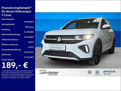 Gebraucht VW T-Cross R-line 150 PS (110 kW) 2025 Weiss SUV