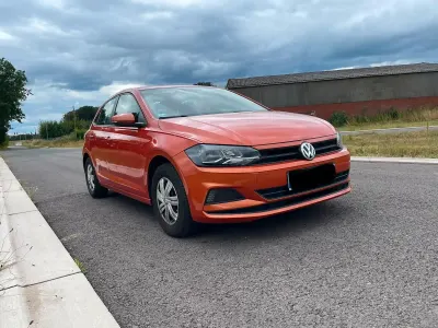 Gebraucht VW Polo 59 PS (43 kW) 2019 Orange Kleinwagen