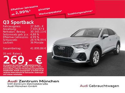 Gebraucht Audi Q3 S-Line 150 PS (110 kW) 2024 Florettsilber metallic SUV
