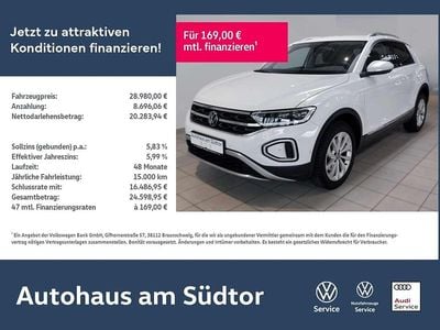Second-hand VW T-Roc Style 150 CP (110 kW) 2024 Alb SUV
