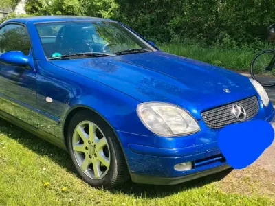 Gebraucht Mercedes SLK230 200 PS (147 kW) 1998 Blau Cabrio