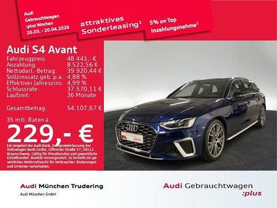 Gebraucht Audi S4 Ambiente 341 PS (250 kW) 2023 Navarrablau metallic Kombi
