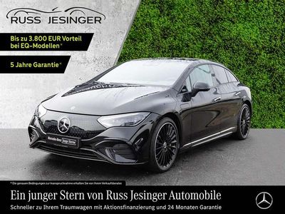 Gebraucht Mercedes EQE350 AMG line 214 kW (292 PS) 2024 Obsidianschwarz metallic Limousine