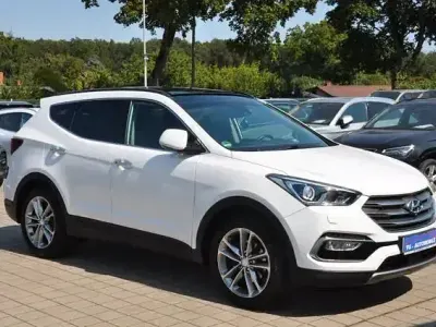 Gebraucht Hyundai Santa Fe Premium 234 PS (172 kW) 2017 Weiß SUV