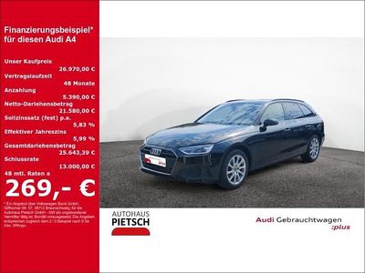 Gebraucht Audi A4 Business 150 PS (110 kW) 2023 Mythosschwarz metallic Kombi