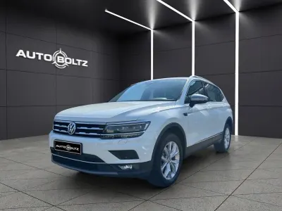 Gebraucht VW Tiguan Allspace Highline 200 PS (147 kW) 2021 Weiß SUV