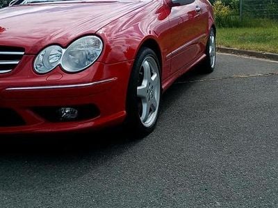 Gebraucht Mercedes CLK500 AMG line 306 PS (225 kW) 2005 Rot Cabrio
