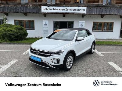 Gebraucht VW T-Roc Cabriolet Style 116 PS (85 kW) 2024 Weiß Cabrio