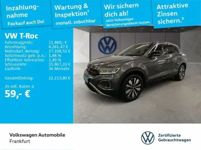 Gebraucht VW T-Roc Goal 116 PS (85 kW) 2025 Grau SUV