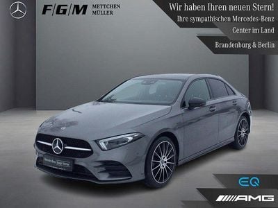 Gebraucht Mercedes A250 AMG line 218 PS (160 kW) 2020 Metalliclack mountaingrau Limousine