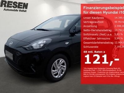 Gebraucht Hyundai i10 Select 63 PS (46 kW) 2024 Schwarz Kleinwagen