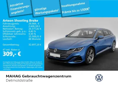 Gebraucht VW Arteon R-line 190 PS (139 kW) 2023 Eisvogelblau metallic Kombi