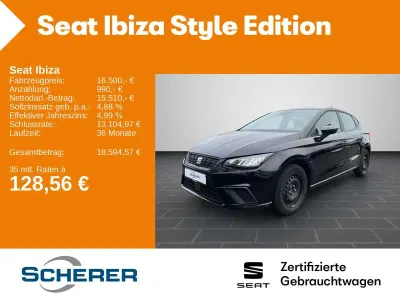 Gebraucht Seat Ibiza Style 116 PS (85 kW) 2024 Schwarz Kleinwagen