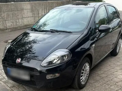 Gebraucht Fiat Punto Pop 77 PS (56 kW) 2012 Schwarz Kleinwagen