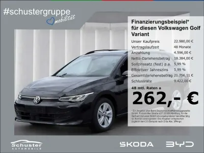 Gebraucht VW Golf VIII Life 116 PS (85 kW) 2025 Schwarz Kombi