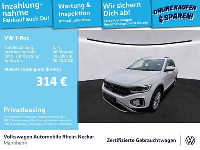 Second-hand VW T-Roc Life 116 CP (85 kW) 2023 Alb SUV