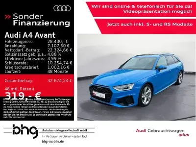 Gebraucht Audi A4 S-Line 231 PS (169 kW) 2020 Blau Kombi