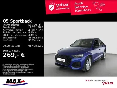 Usata Audi Q5 Sportback Business 367 CV (269 kW) 2025 Blu SUV