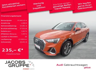 Gebraucht Audi Q3 Sportback S-Line 150 PS (110 kW) 2025 Orange SUV