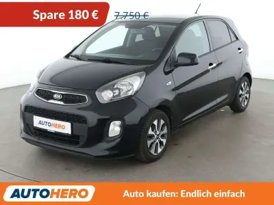 Gebraucht Kia Picanto DREAM-TEAM Edition 65 PS (47 kW) 2015 Schwarz Kleinwagen