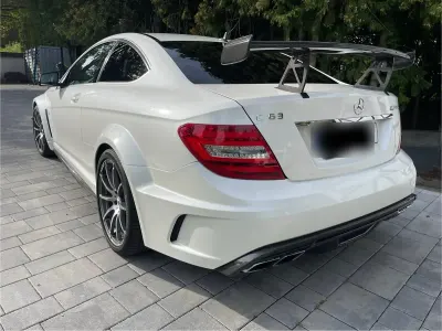 Brugt Mercedes C63 AMG AMG 517 HK (380 kW) 2012 Hvid Coupe
