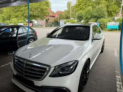 Używany Mercedes S500 AMG 455 KM (334 kW) 2013 Biały Sedan/Limuzyna