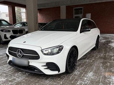 Usata Mercedes E220 AMG 200 CV (147 kW) 2021 Bianco Station wagon