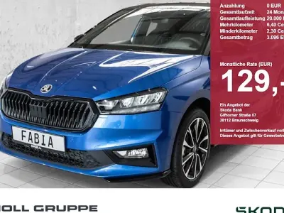 Neu Skoda Fabia Monte Carlo 150 PS (110 kW) 2026 Schwarz Kleinwagen