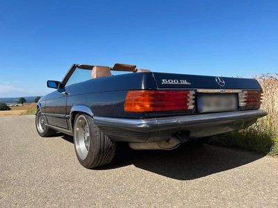 Usata Mercedes SL500 231 CV (169 kW) 1984 Blu Cabrio