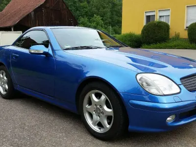 Gebraucht Mercedes SLK230 197 PS (144 kW) 2000 Blau Cabrio