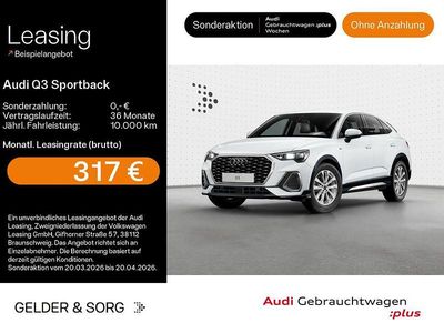 Gebraucht Audi Q3 Sportback S-Line 150 PS (110 kW) 2025 Weiß SUV