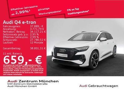 Gebraucht Audi Q4 e-tron Ambiente 194 kW (265 PS) 2022 Gletscherweiß metallic SUV