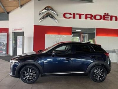 Gebraucht Mazda CX-3 Sports-Line 120 PS (88 kW) 2017 Deep crystal blue (metallic) SUV