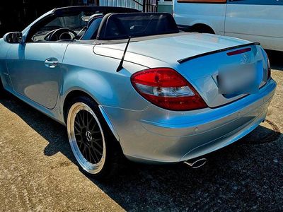 Gebraucht Mercedes SLK200 163 PS (119 kW) 2005 Silber Cabrio