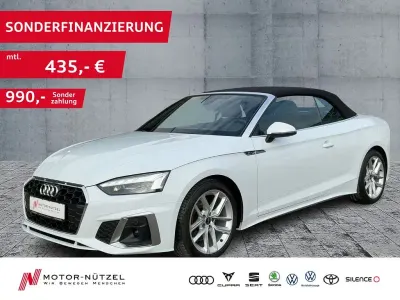 Gebraucht Audi A5 Cabriolet S-Line 163 PS (119 kW) 2022 Gletscherweiß metallic Cabrio