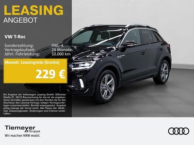 Schwarz Gebraucht 2025 VW T-Roc R-line SUV | 29.270 € (Fairer Preis)