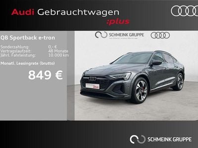 Gebraucht Audi Q8 Sportback e-tron S-Line 300 kW (408 PS) 2023 Daytonagrau perleffekt (metallic) SUV