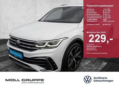 Gebraucht VW Tiguan R-line 200 PS (147 kW) 2022 Pure white SUV