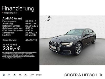 Mythosschwarz metallic Gebraucht 2023 Audi A6 Design Kombi | 37.685 € (Fairer Preis)