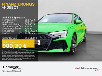 Neu Audi RS3 Sportback Ambiente 400 PS (294 kW) 2025 Grün Kleinwagen