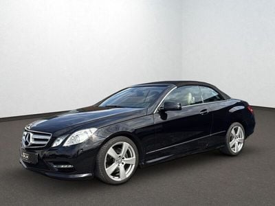 Gebraucht Mercedes E200 AMG 184 PS (135 kW) 2013 Obsidianschwarz  metalliclack Cabrio